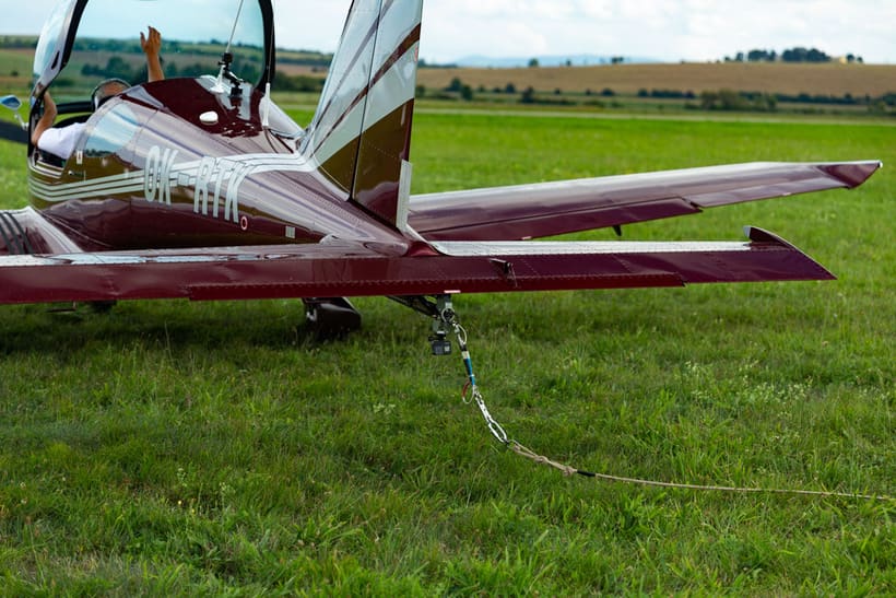 Certification towing tests of Bristell B23 powered by Rotax 915 iS
