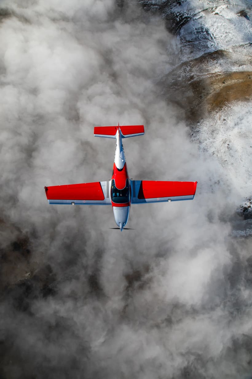 bristell aircraft top view