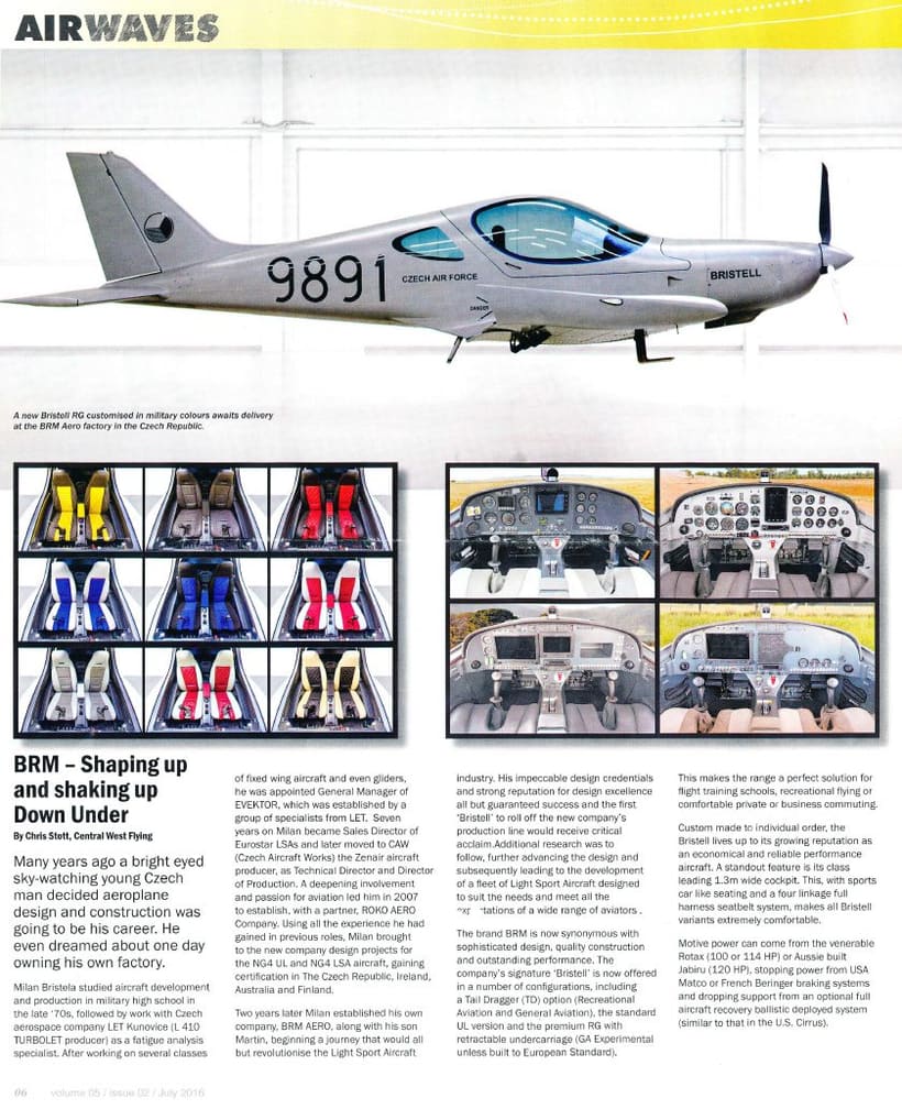 AIRWAVES 07/2016 — BRM - Shaping up and shaking up Down Under