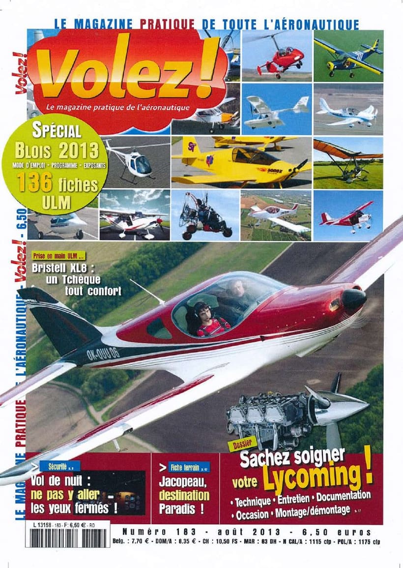 Volez! 11/2013 — BRISTELL XL8: un Tchèque tout confort