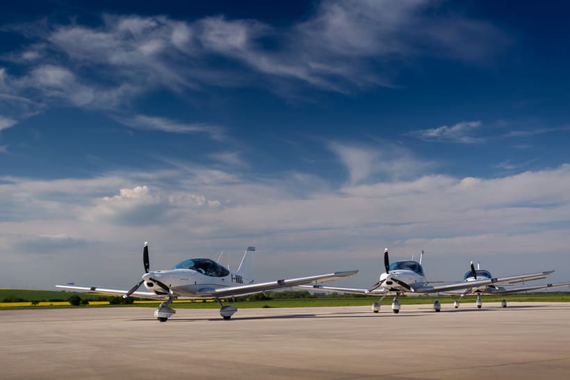 3 Bristell B23 aircraft for a flight school in Normandy, France