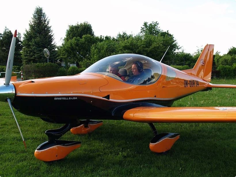 The first Bristell prototype during its first flight, 2010
