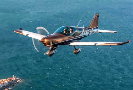 Bristell B23 in flight