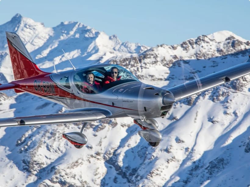 The Bristell B23 during its first flight, 2019