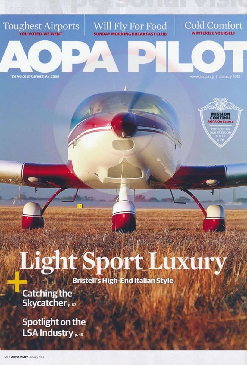 AOPA PILOT 01/2013 — Light Sport Luxury. Bristell's High-End Italian Style