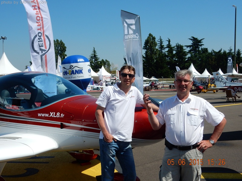 Lyon Air Show 2015 with friends and customers