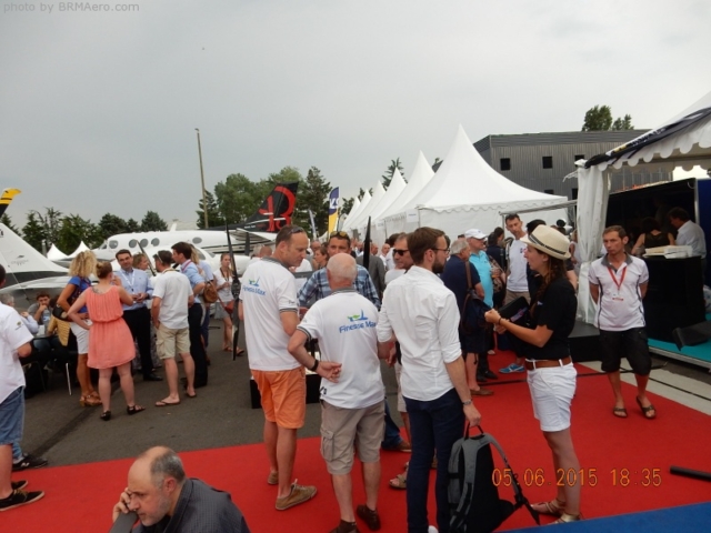 Lyon Air Show 2015 with friends and customers