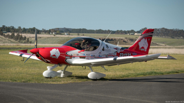 Conquering Australia by air and Guiness book of records