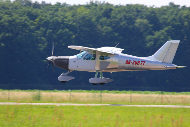 First flight with the B8 all metal highwing