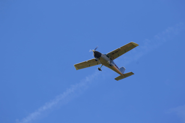 First flight with the B8 all metal highwing