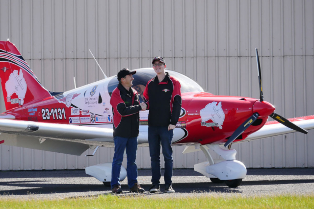 Conquering Australia by air and Guiness book of records